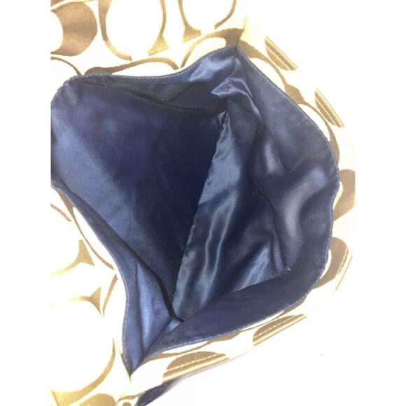 COACH F15587 SIGNATURE PIRNT CANVAS MUTI TRIM DIAPER BAG - Picture 15 of 16